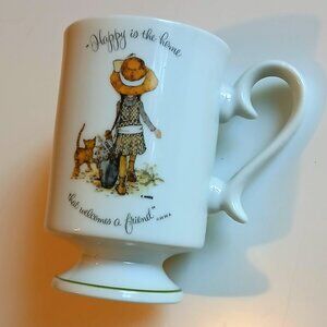 GUC Vintage Hollie Hobbie Footed Tea Coffee Petite Mug GUC